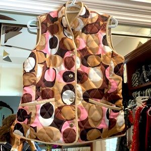 Coach reversible vest